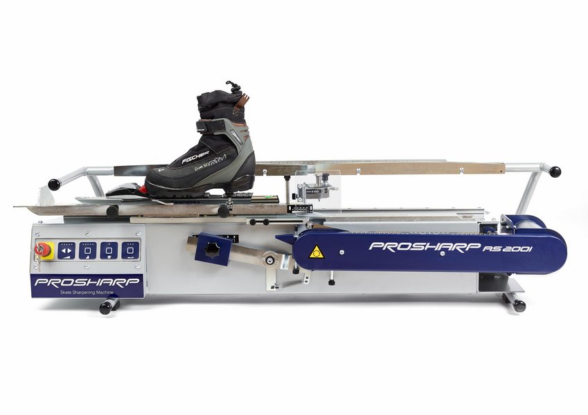 Skiservice Schlittschuh Schleifmaschinen AS 2001 ALLPRO Frontansicht 3