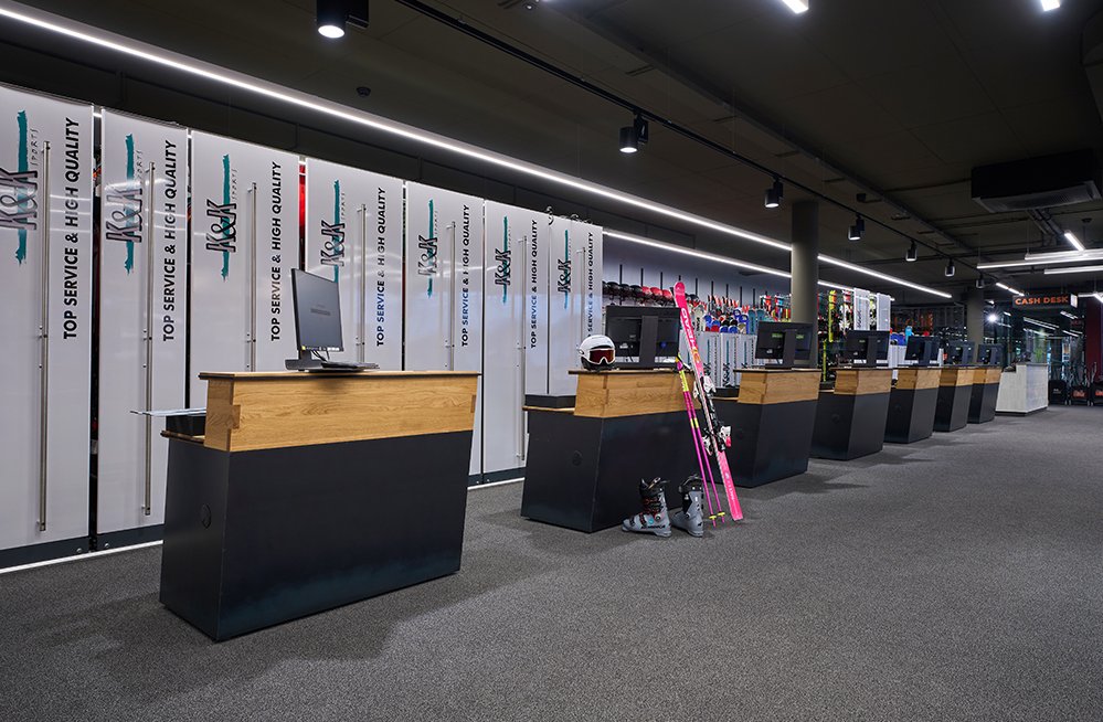 Referentieproject depotsysteem K&K Sport Seit am Schlern AT