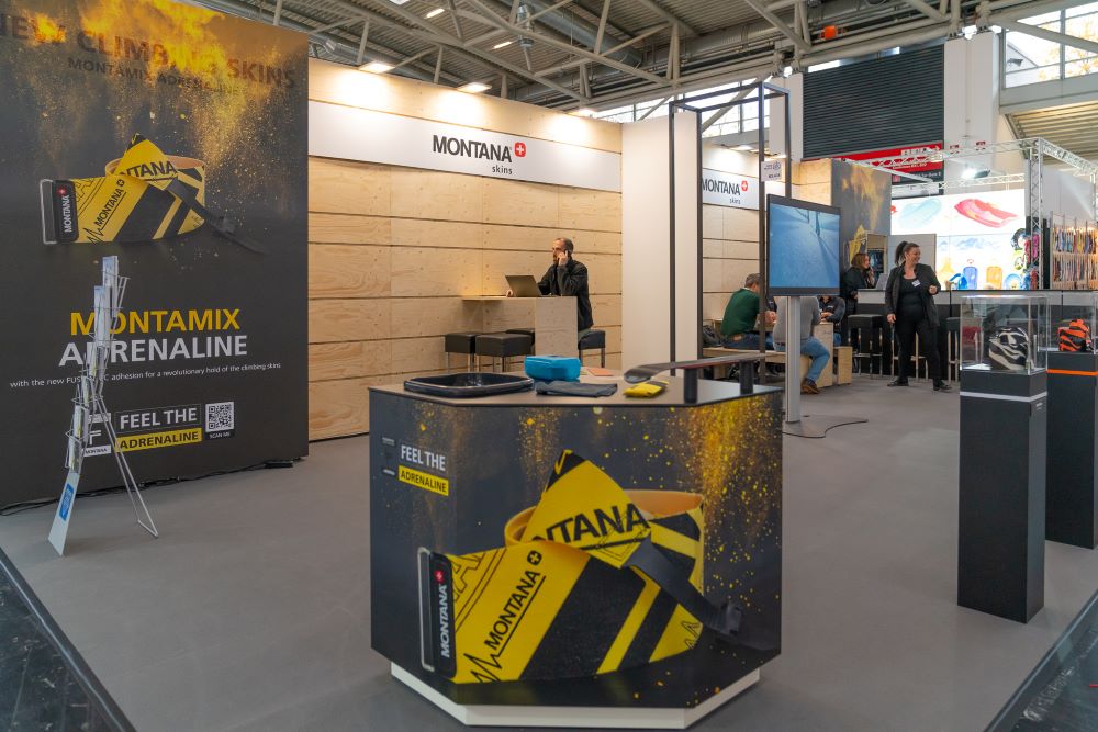 Impressions of our Steigfell booth at ISPO