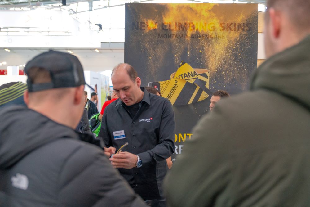 Impressions of our Steigfell booth at ISPO
